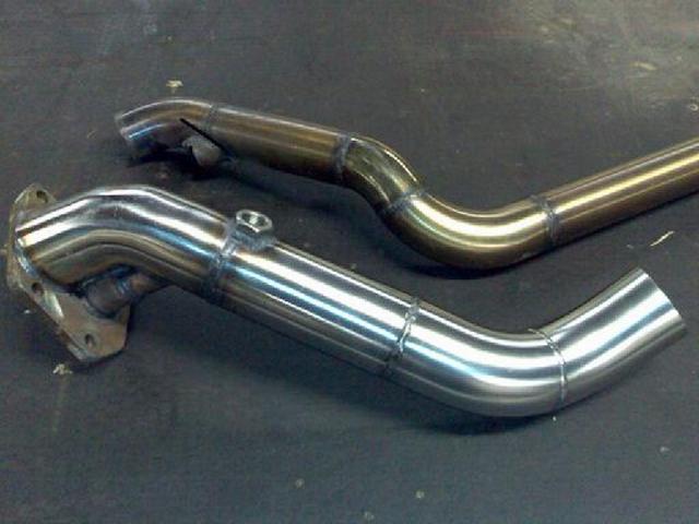new for old turbo exit pipe